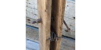 Étaux vertical en bois antique